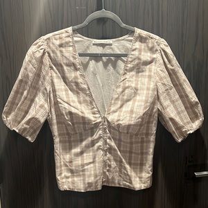 Abercrombie Puff Sleeve Shirt